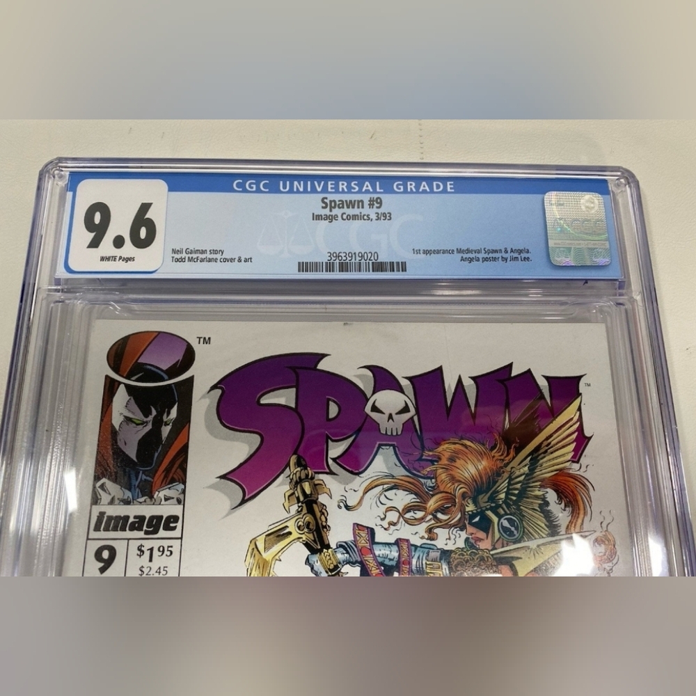 Spawn #9 (3/93) Image Comics 1st Medieval Spawn & Angela Graded CGC 9.6 WHITE - Picture 6 of 6